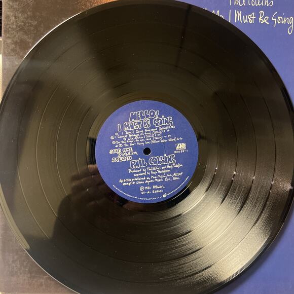 Hello, I Must Be Going! PHIL COLLINS 1982 ULTRASONIC CLN 80035-1 Vinyl GF LP EX+ - Picture 8 of 10